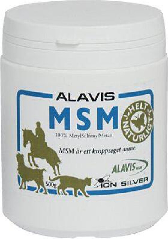 MSM (Metylsulfonylmetan) Kosttilskudd Alavis 500g