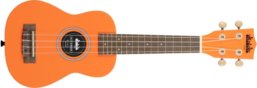 Ukadelic Uk-Marmalade Marmalade Soprano Ukulele, Med Bag