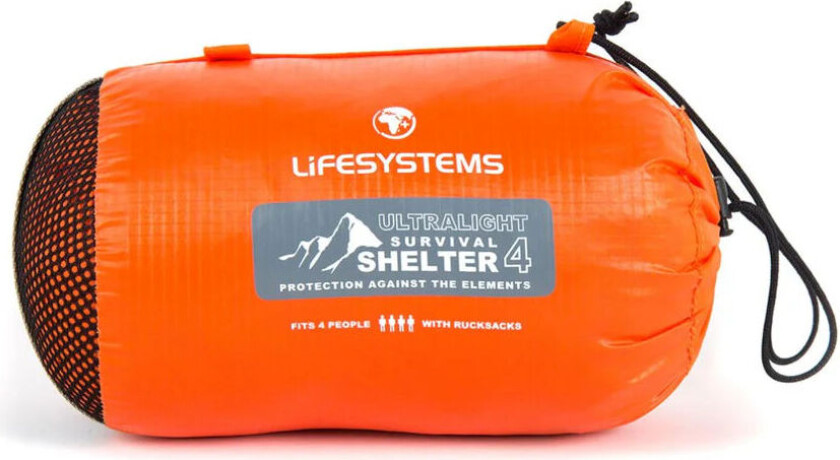 Bilde av Ultralight Survival Shelter 4 Orange OneSize