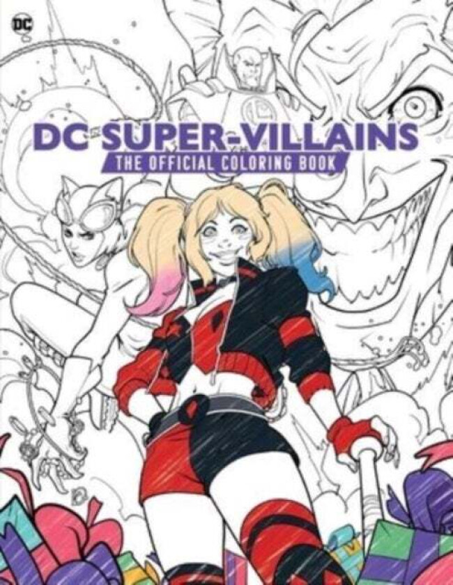 DC Super-Villains: The Official Coloring Book av Insight Editions