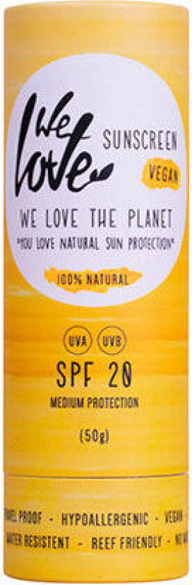 Naturlig Solkrem Stift Spf 20 - 50 g