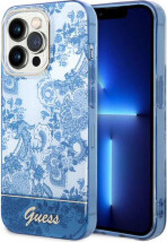 Guess Porcelain Collection - Deksel til iPhone 14 Pro