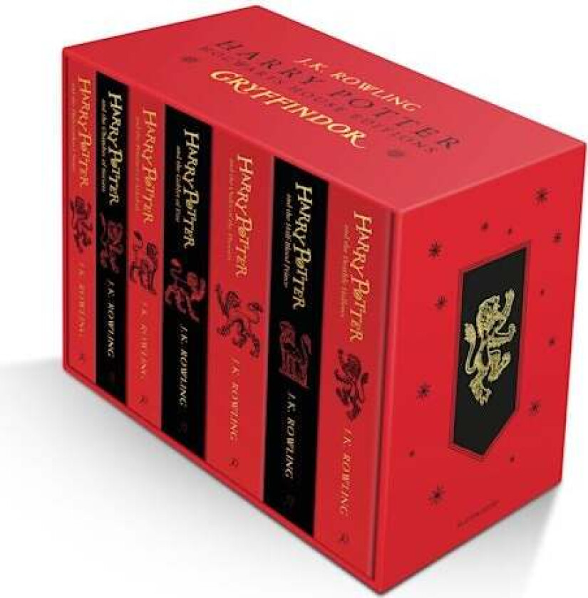 Bilde av Harry Potter Gryffindor House Editions Paperback Box Set Av J. K. Rowling