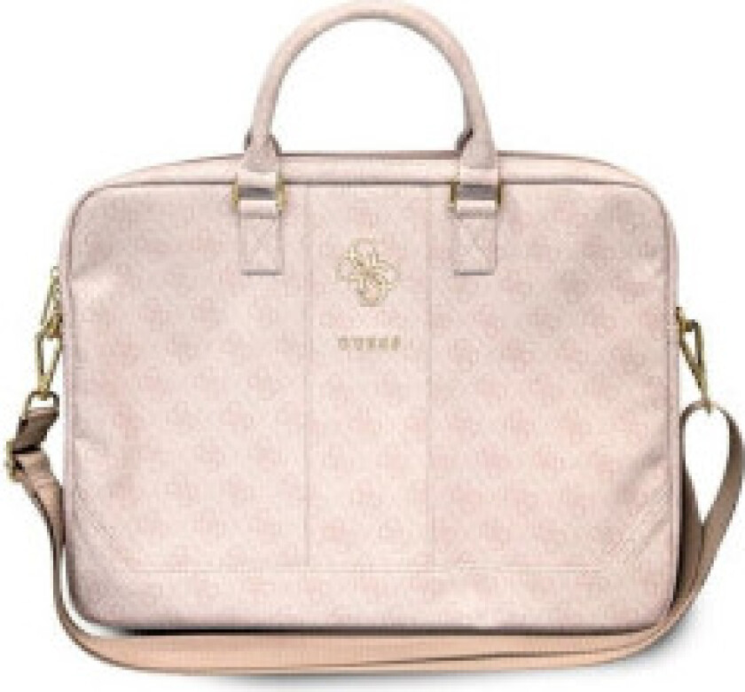 Guess Veske i kunstskinn For Laptop 15" - Big Logo - Rosa