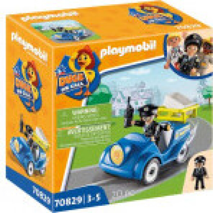 Playmobil Duck On Call - Politi Minibil 70829