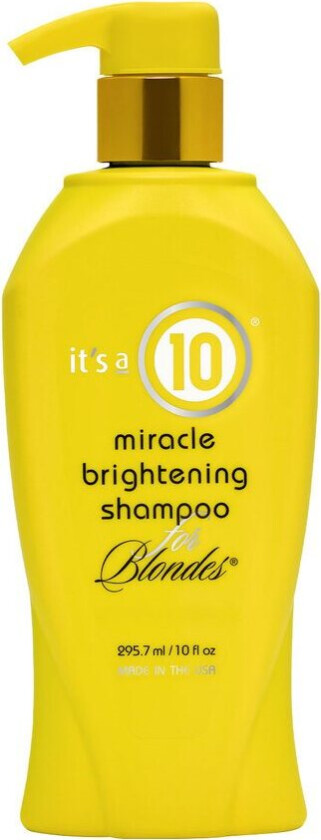 It's a 10 Miracle Brightening Shampoo For Blondes 295ml