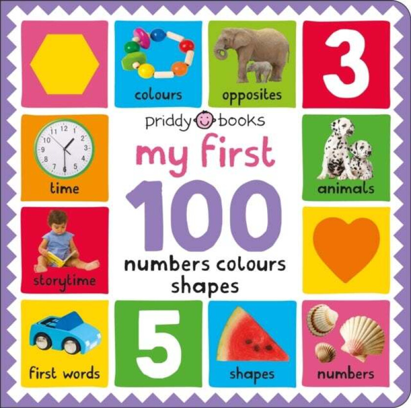 My First 100 Numbers Colours Shapes av Roger Priddy, Priddy Books