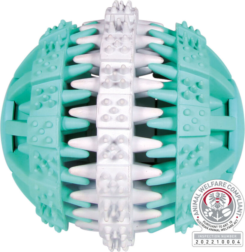 DENTAfun Ball Tyggeleke med Mintsmak Ø: 7 cm