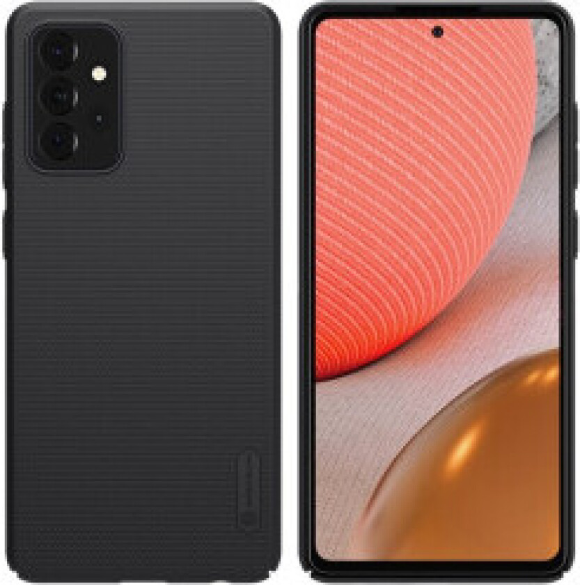 Samsung Galaxy A72 (4G/5G) NILLKIN Frosted Shield Deksel - Svart