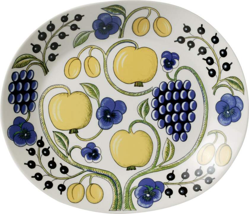 Paratiisi fat ovalt 36 cm Blå