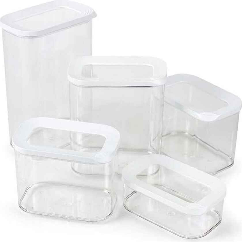 - Modula Store Box Set - 5 Pcs - White (234026)