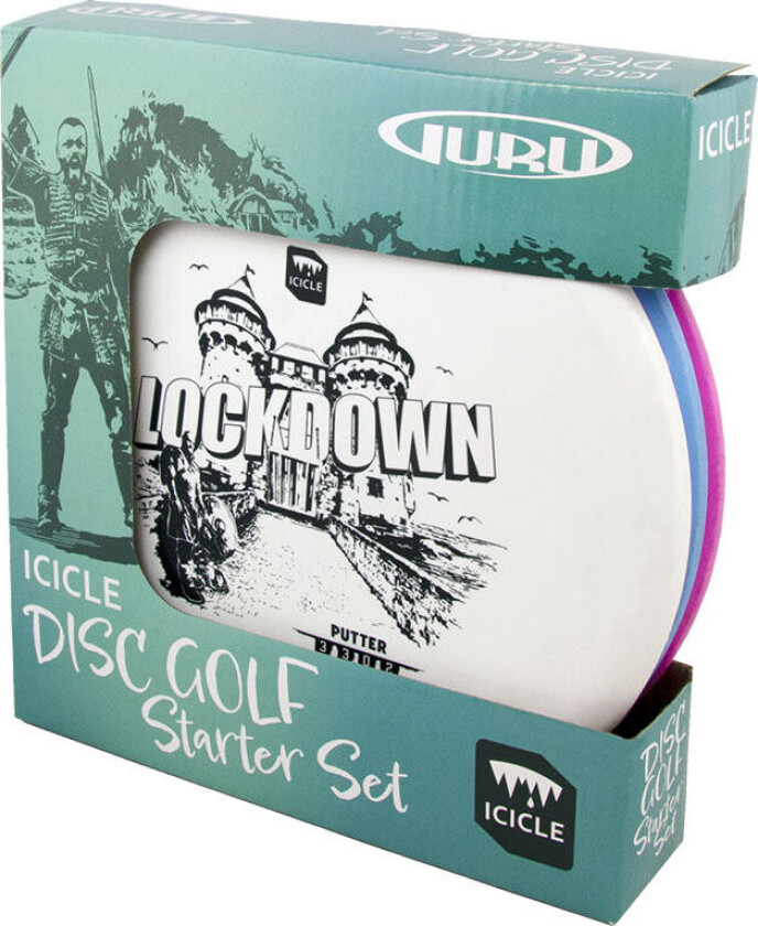 Icicle Disc Golf Starter Set, sett frisbeegolf Assorted Colors