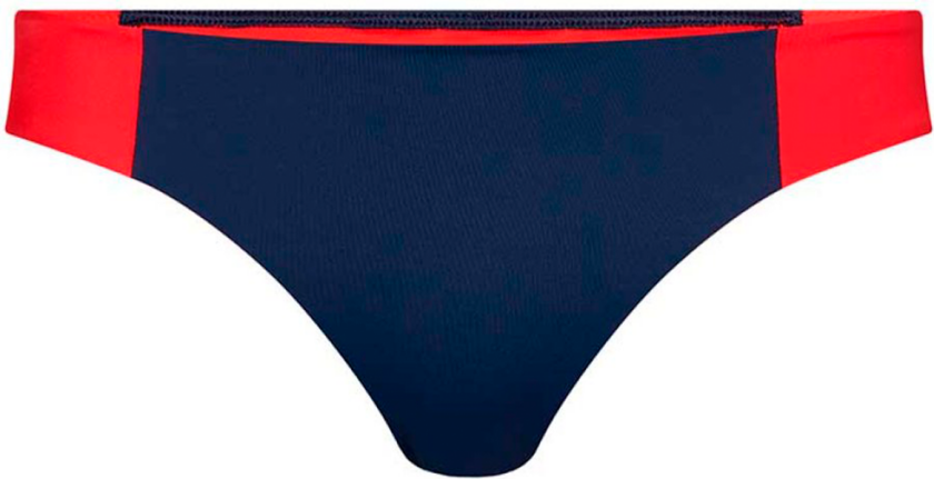 Tommy Hilfiger Tai Bikini Truse, Farge: Rød/blå, Størrelse: XS, Kvinner
