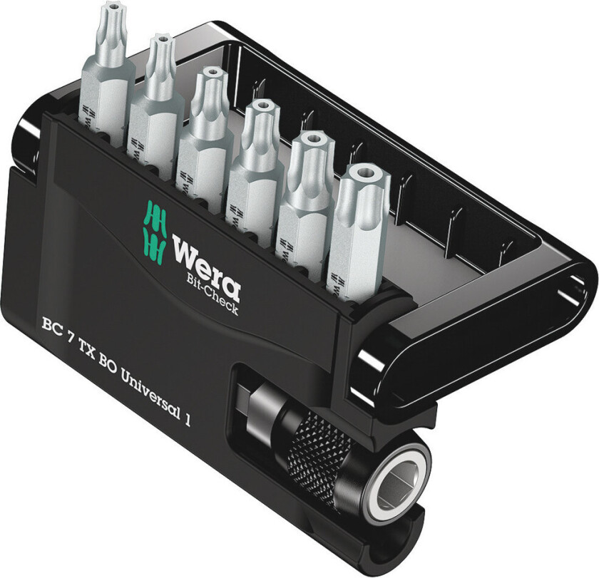 05056158001, 6 stykker, Torx Plus, TX10,TX15,TX20,TX25,TX30,TX40, 2,5 cm
