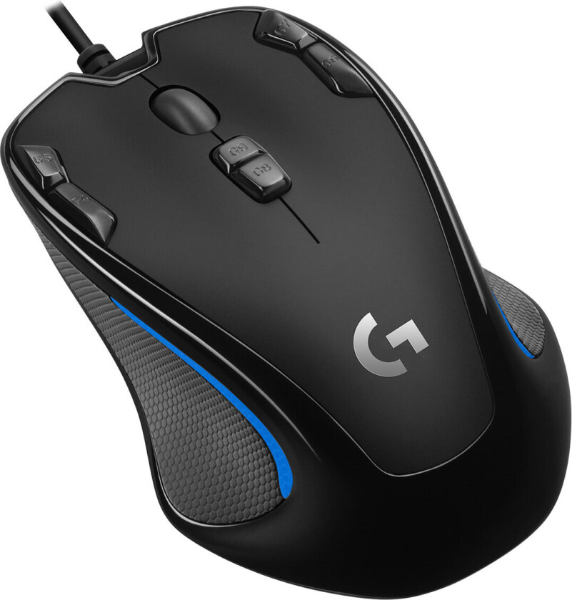 Gaming Mouse G300s - Gaming mus - Optisk - 9 - Svart