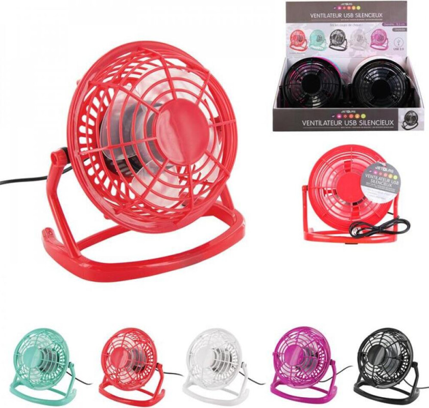 USB-fläkt / Bordsfläkt - 15 cm