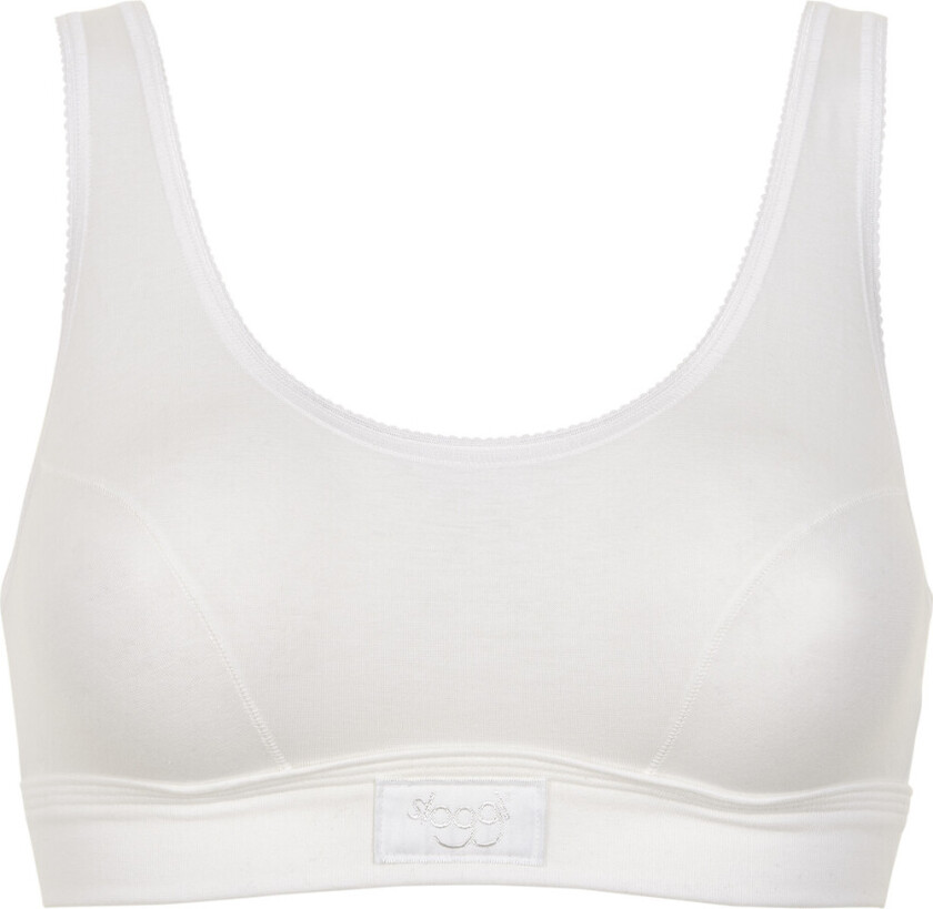 Double Comfort BH Top, Farge: Hvit, Størrelse: 36, Kvinner