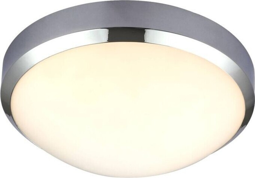 Drilona LED-taklampe til bad, krom, IP44