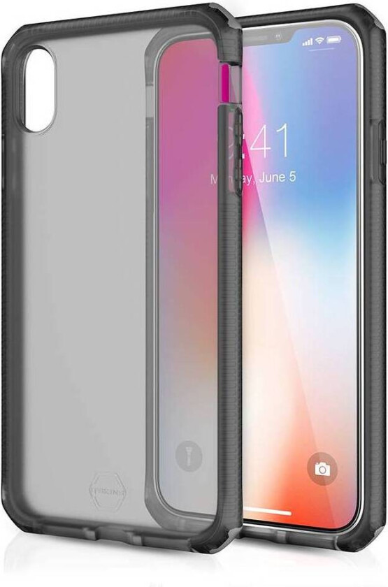 Cover for iPhone XS Max. Transparent Gray