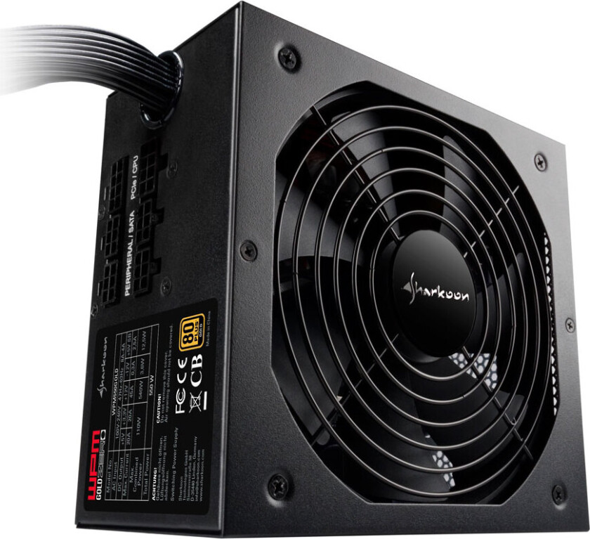 WPM Gold ZERO 550 Strømforsyning (PSU) - 550 Watt - 140 mm - 80 Plus Gold sertifisert