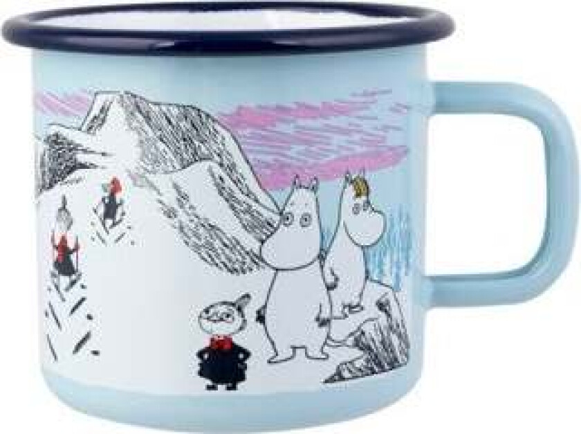 kopp Emalje Norway Winter 3,7 dl Blå