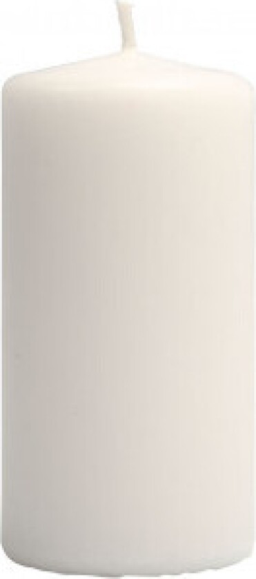 Bilde av Kubbelys, hvit, H: 100 mm, dia. 50 mm, 6 stk./ 1 pk.