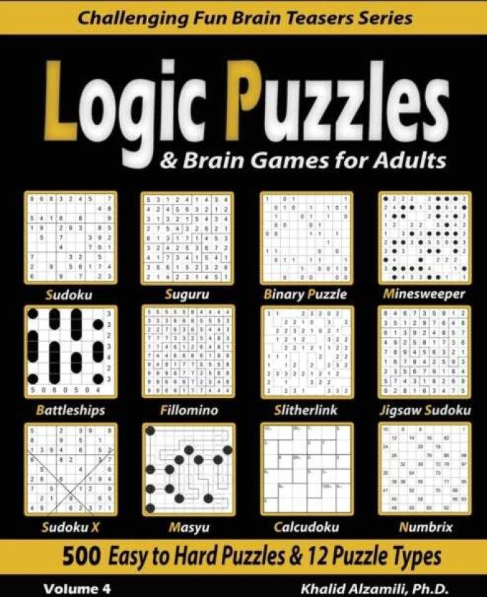 Logic Puzzles & Brain Games for Adults av Khalid Alzamili