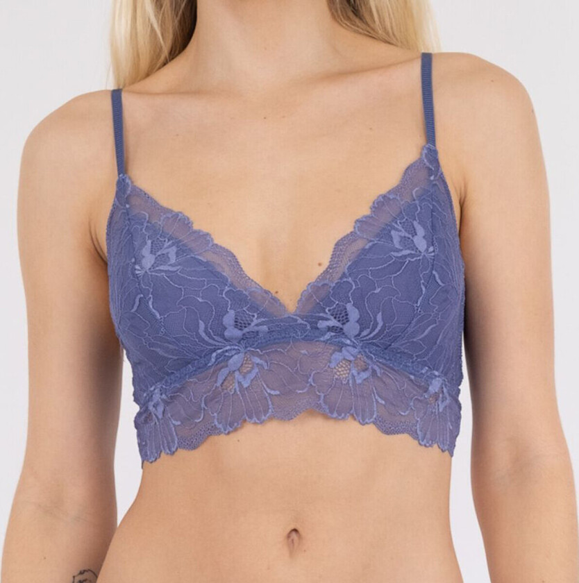 Beige Clementine BH Uten Spiler, Farge: Blå, Størrelse: L, Kvinner