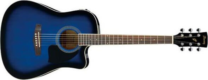 PF15ECE Electro Acoustic Trans Blue Burst