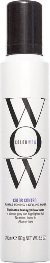 COLOR WOW Color Control Purple Toning + Styling Foam 200 ml