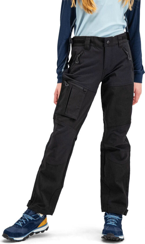 Nuuk Outdoor Pant, turbukse junior Caviar Black