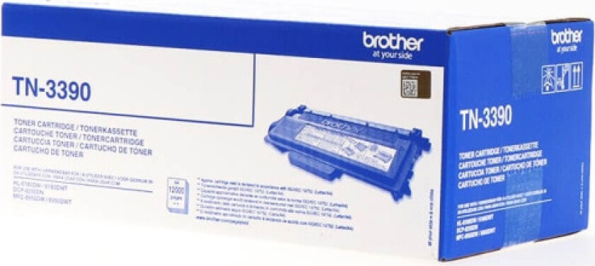 Toner Svart Tn-3390 12k - Hl-6180/mfc-8950