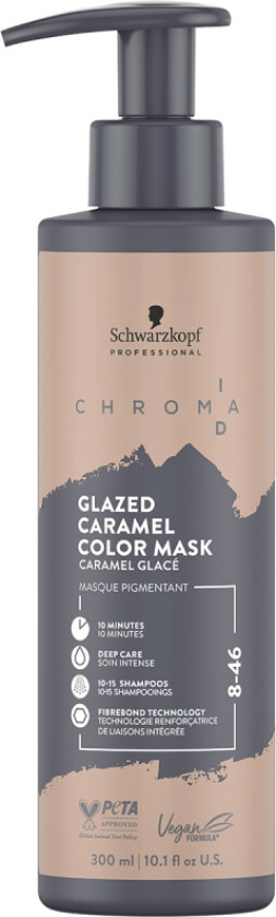 Chroma ID Bonding Color Mask Glazed Caramel8-46 (300 ml)