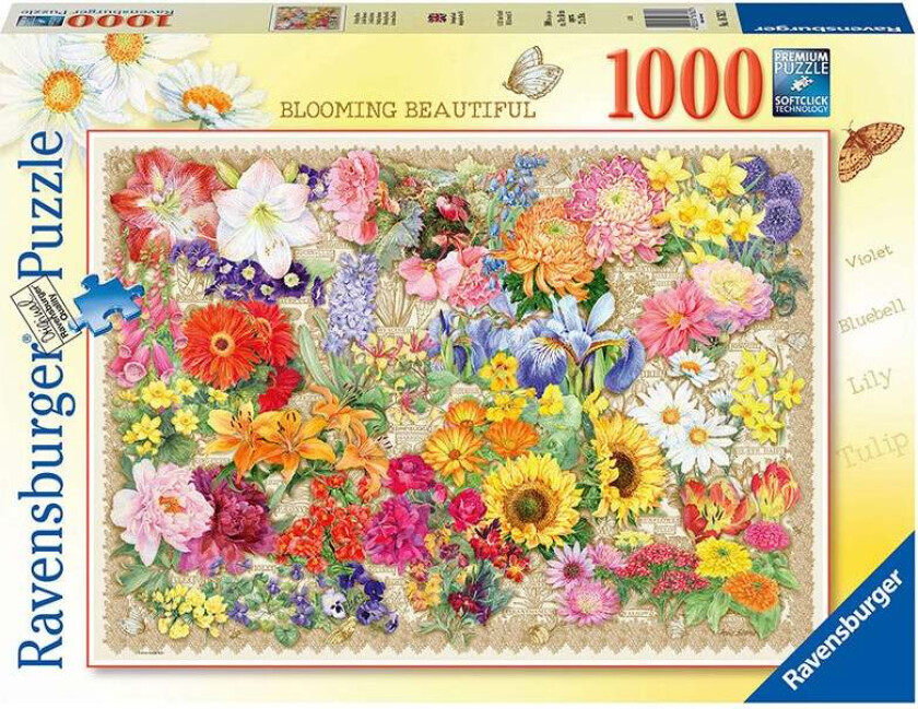 Puslespill 1000 Blomster