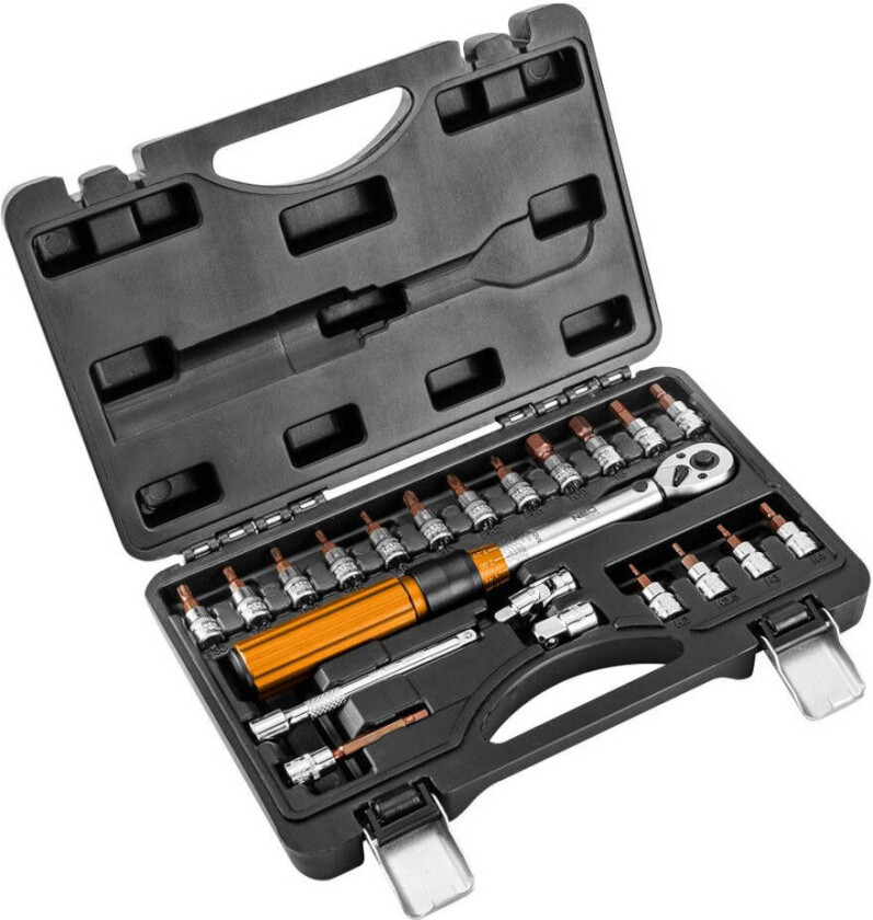 DYNAMOMETRISKE NØKLER 1/4" 5-25Nm+NASADES NEO 08-821