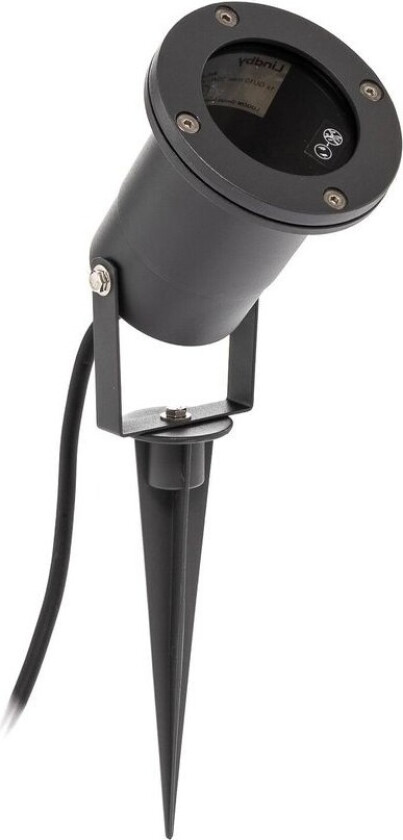 Tessa utendørs spot med jordspyd, grå