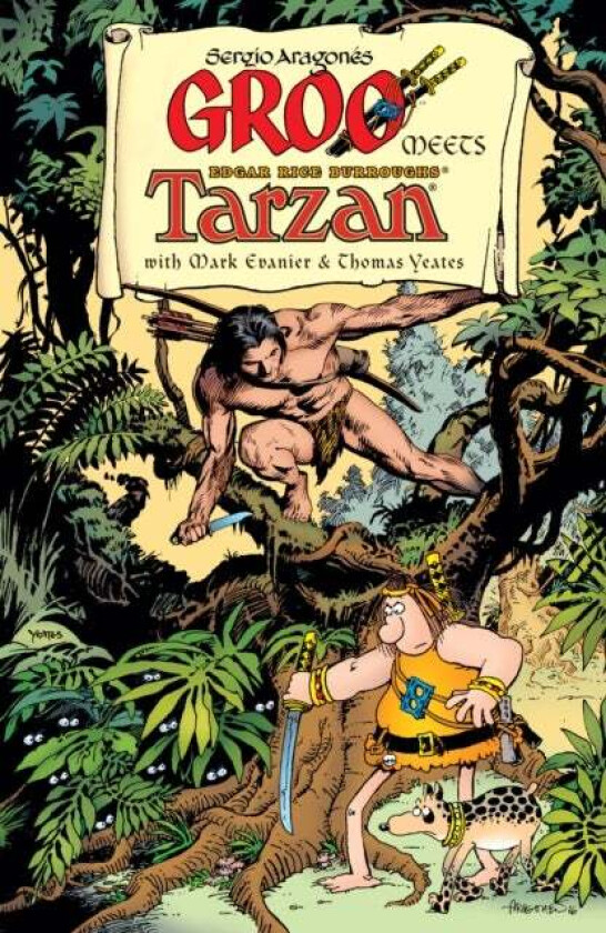 Groo Meets Tarzan Av Sergio Aragones, Mark Evanier, Thomas Yeates
