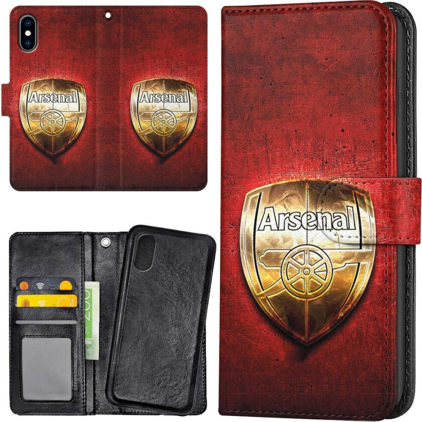 iPhone XR - Lommebok Deksel Arsenal