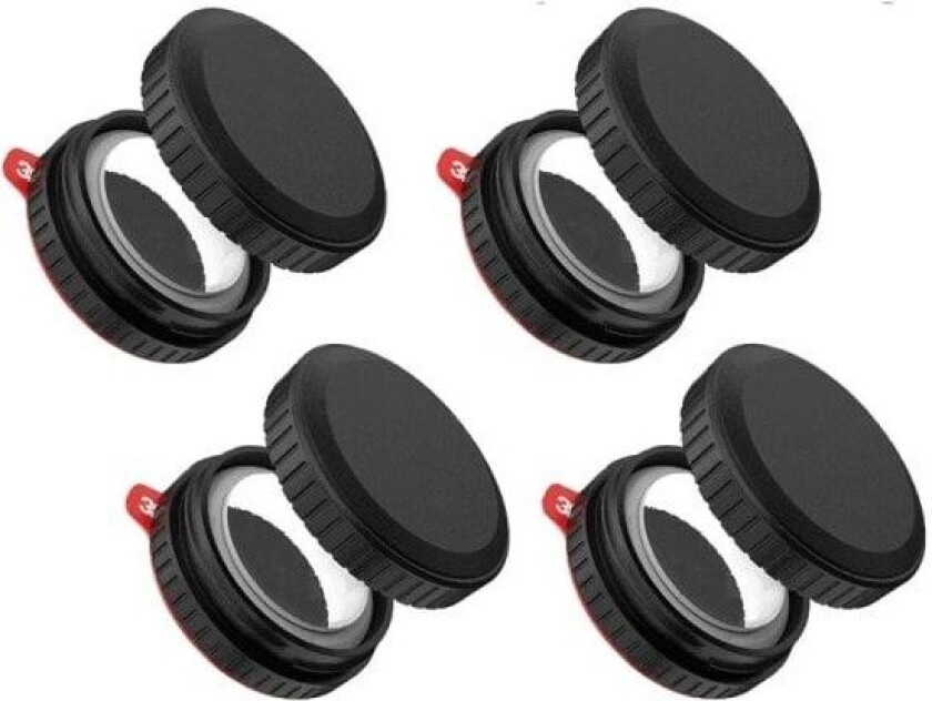 4 deler Beskyttende etui for luft etiketter vanntett deksel holder med klebende klistremerke kompatibel med airtag