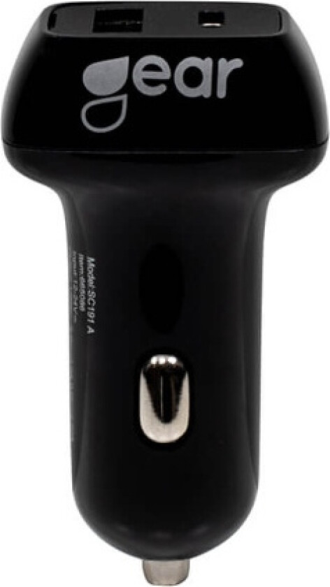 Charger 12V 1xUSB-C PD 20-32W Black