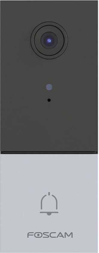 Foscam VD1, Sort, Sølv, IP65, 802.11b, 802.11g, Wi-Fi 4 (802.11n), Wi-Fi 5 (802.11ac), IP?TCP?UDP?SMTP?FTP?RTSP, 4 MP, 2688 x 1520 piksler