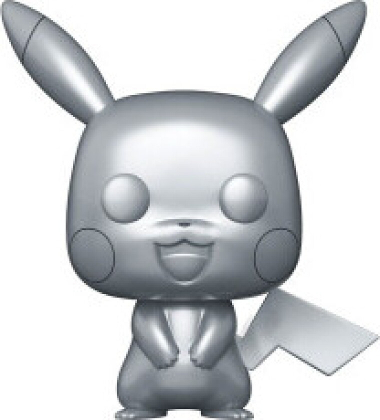 Pokemon POP! Spill Vinyl Figur Pikachu Silver Edition 9 cm