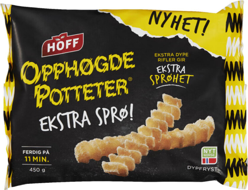 Opphøgde Potteter Ekstra Sprø 450g