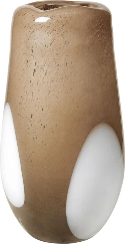 Ada Dot glassvase 37 cm Simply taupe warm grey