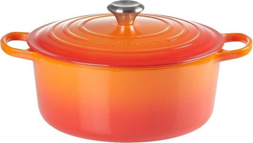 - Cocotte rotonda, 24 cm, 4,2L, Orange
