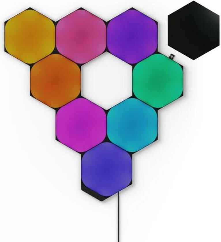 - Shapes Hexagons Ultra Black Edition Starter Kit - 9PK