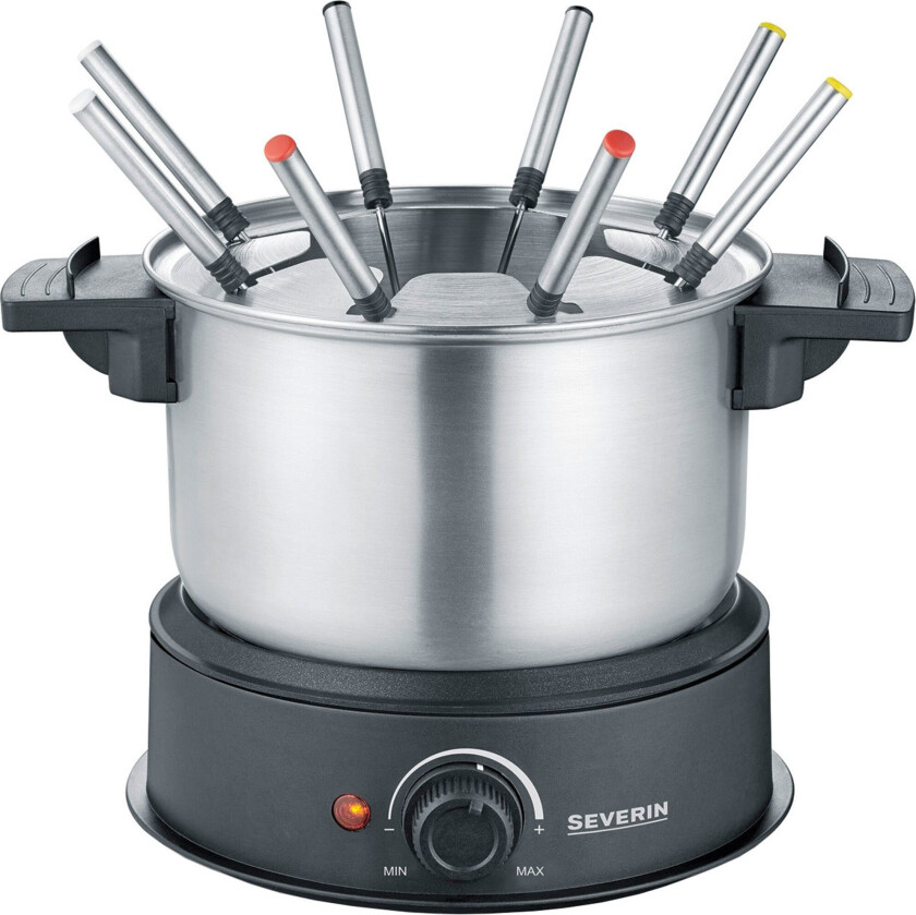 FO 2470 - fondue pot - black/stainless steel