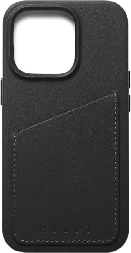 Full Leather Wallet Case Iphone 14 Pro Svart