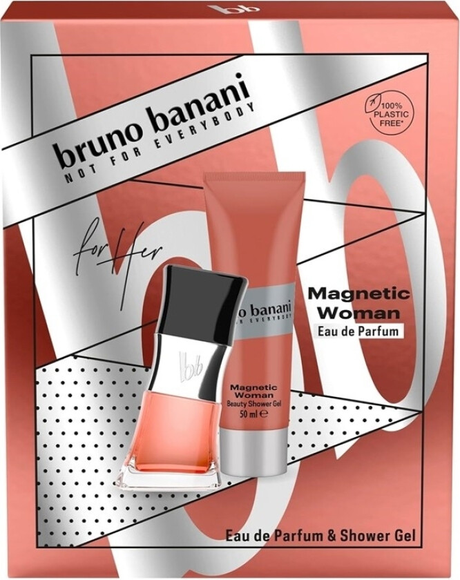 Bilde av Giftset Bruno Banani Magnetic Woman Edp 30ml + Shower Gel 50ml