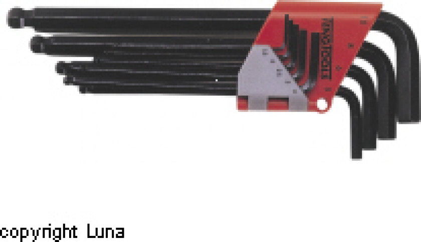 112260104 Umbraconøkkelsett 13 stk. 1,27-10 mm